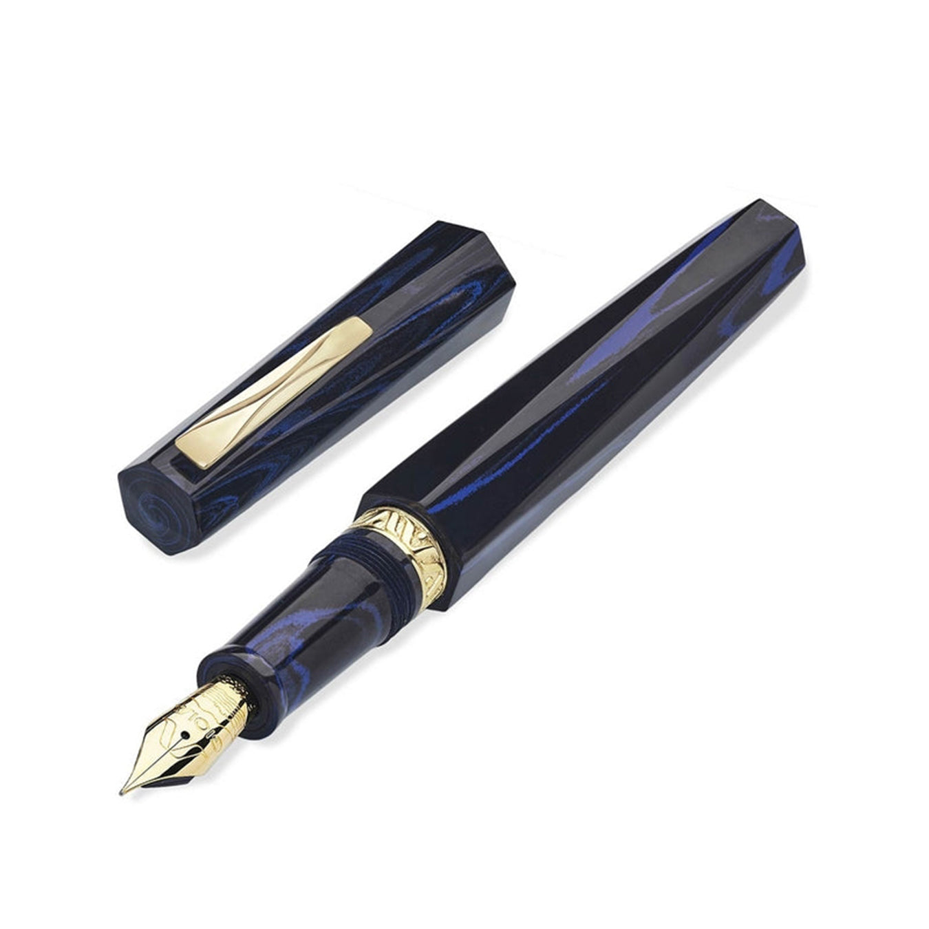 Gioia | Sephora | Fountain Pen | Nuit Ebonite | Gold Trims