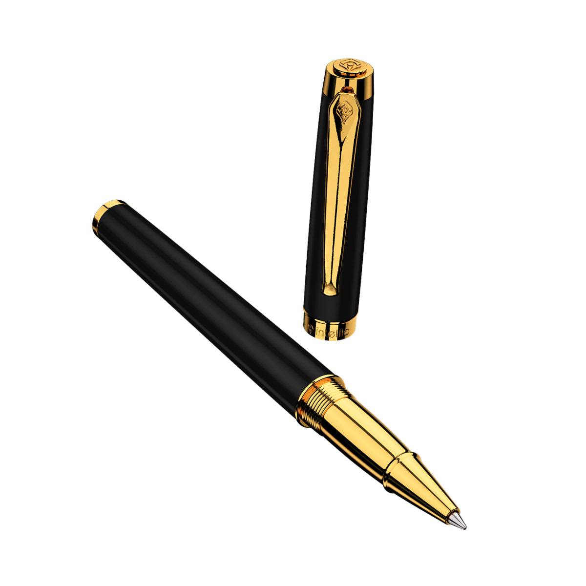 Intellio | Renaissance | Black | Gold | Roller Ball Pen