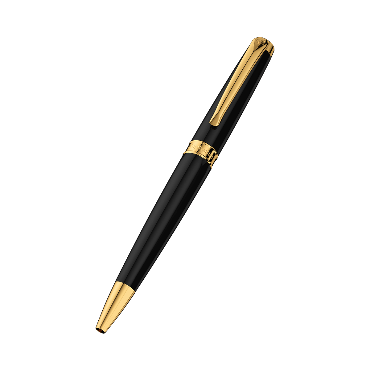 Intellio | Renaissance | Black | Gold | Ball Pen