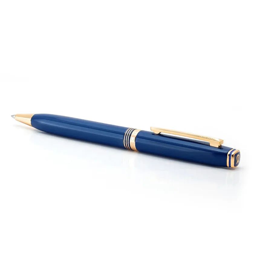 Lapis Bard | Contemporary | Ball Pen | Torque Blue | Gold Trim