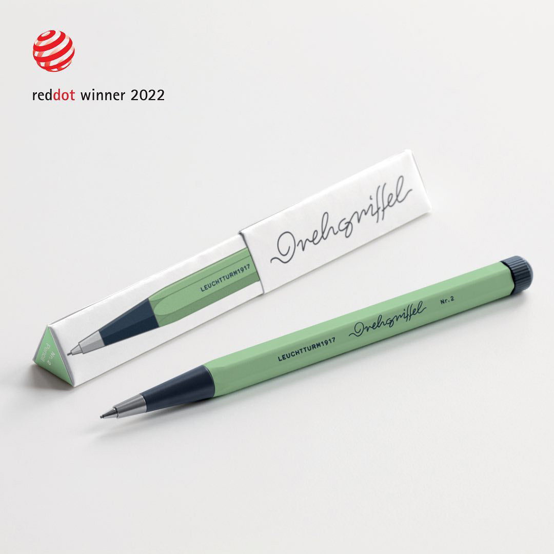 LEUCHTTURM1917 | Drehgriffel No. 2 | Mechanical Clutch Pencil | - Sage Green (0.7mm)