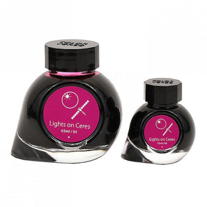 Colorverse | Spaceward Series | Season 1 | Fountain Pen Ink | Light Of Ceres | Purple | 65ml and 15ml | 2 Bottle Set - penpencilink