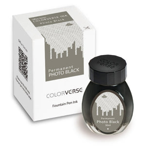 Colorverse | Office Series | Fountain Pen Ink | Permanent Photo | Black | 30ml - penpencilink