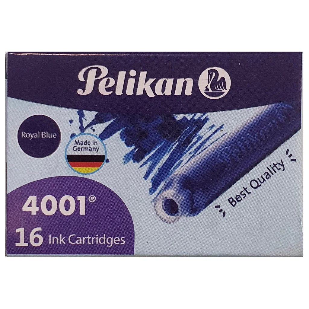 Pelikan Ink Cartridges Blue Packet of 16 - Main Image