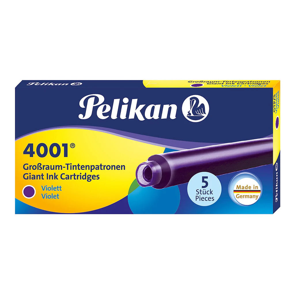 Pelikan | Ink Cartridges | - Violet ( Packet of 5 ) ( Long )