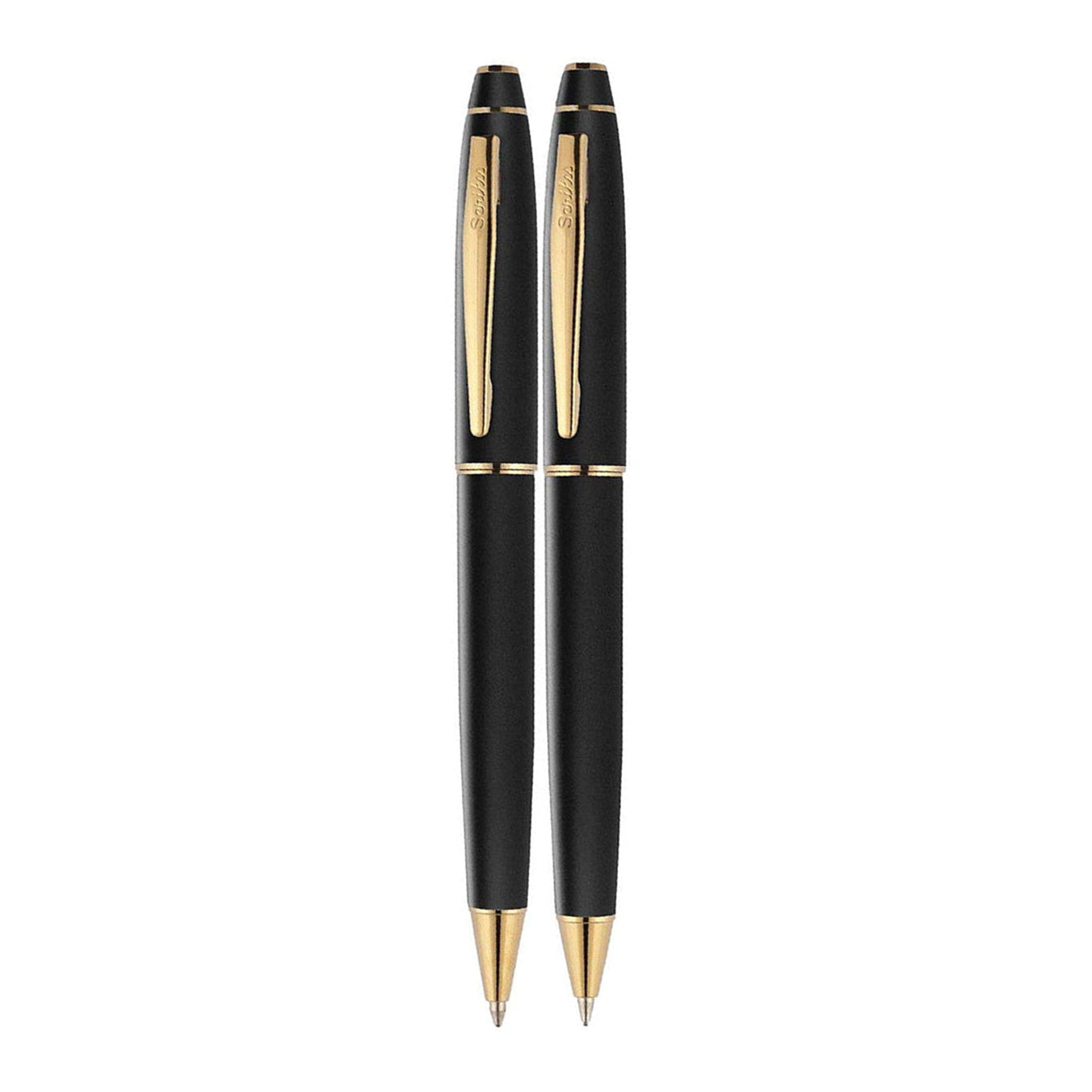 Scrikss Noble 35 Ballpoint & Mechanical Pencil Set | Matt Black GT