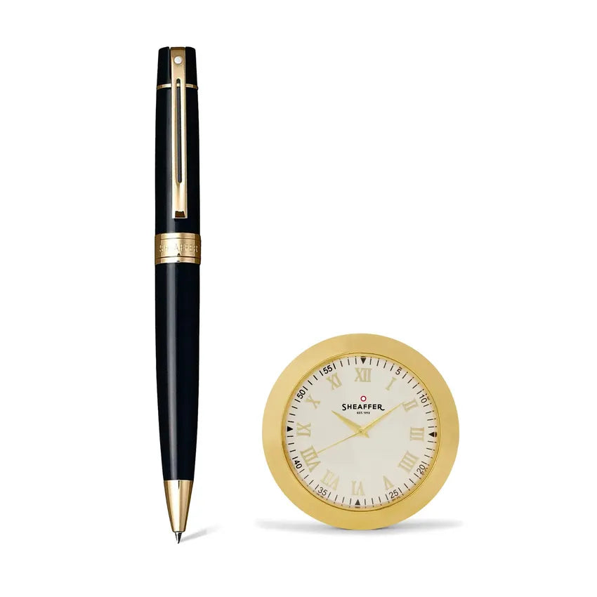 Sheaffer | Gift Set | 300 | 9325 | Black GT (Ball Pen & Watch)