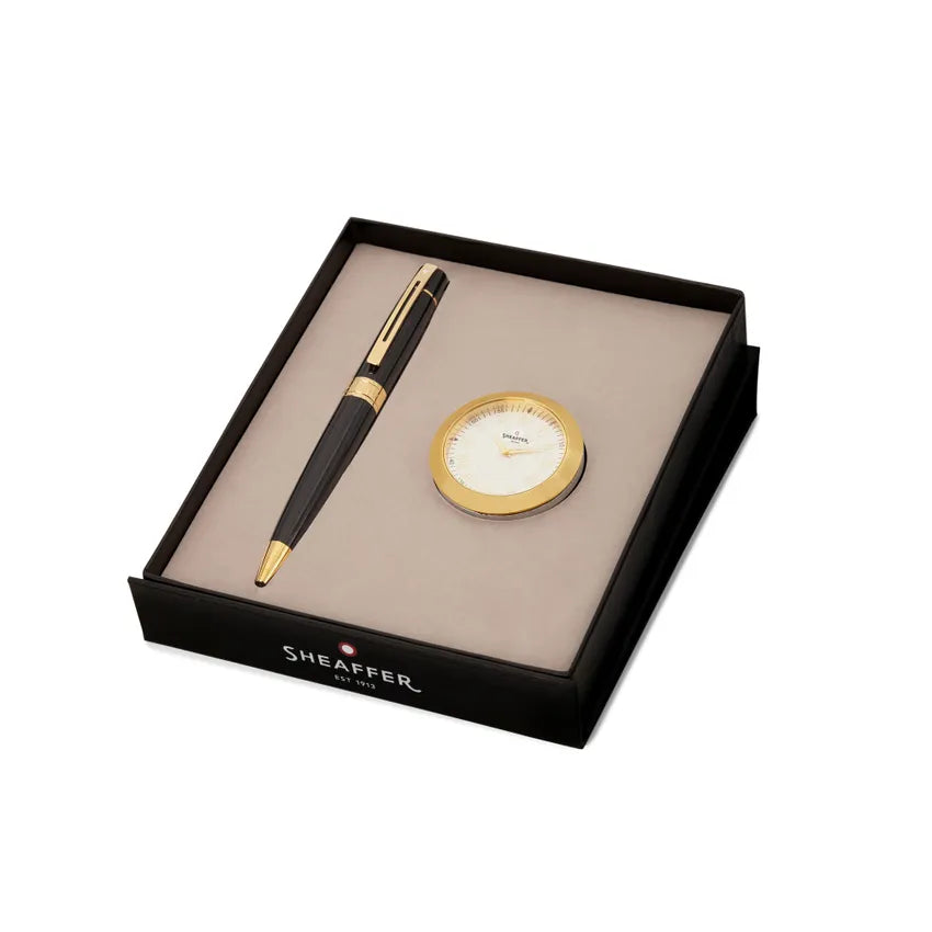 Sheaffer | Gift Set | 300 | 9325 | Black GT (Ball Pen & Watch)