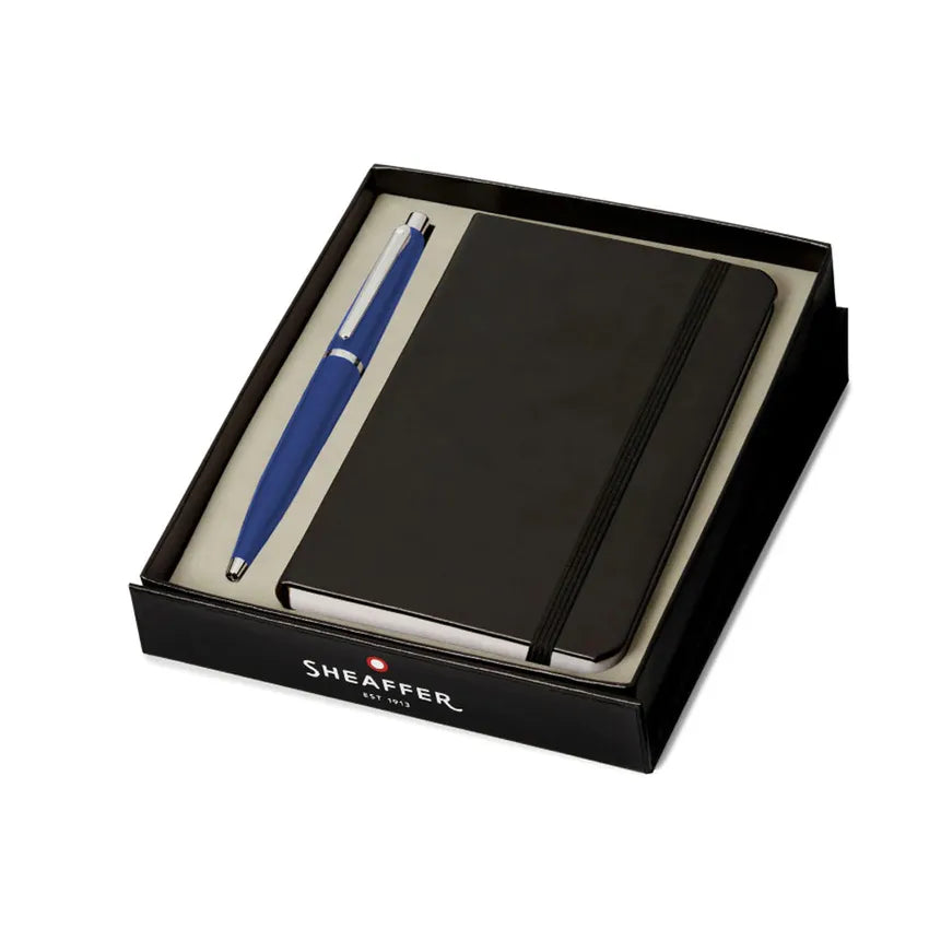 Sheaffer | Gift Set | VFM 9401 | Blue | Chrome Trim | Ball Pen | & | Diary