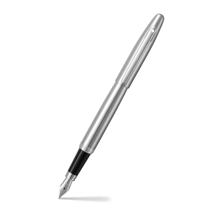 Sheaffer | VFM | 9426 | Brushed Metal | Chrome Trim | Fountain Pen