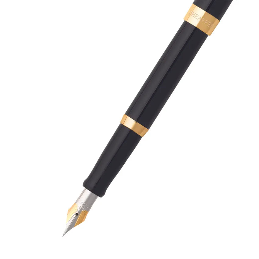 Sheaffer | Sagaris | 9471 | Black | Gold Trim | Fountain Pen