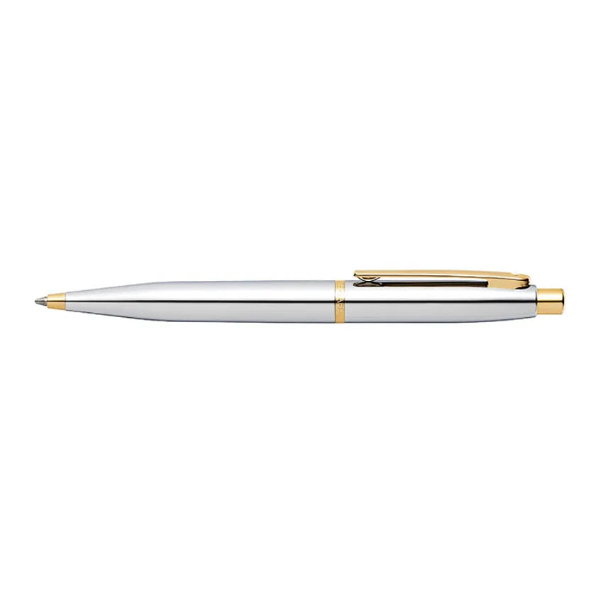 Sheaffer | VFM | 9422 | Silver Metal | Gold Trim | Ball Pen