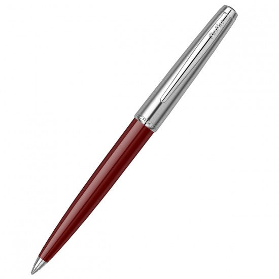Scrikss | Metropolis 78 | Ballpoint Pen | Burgundy Chrome-CT