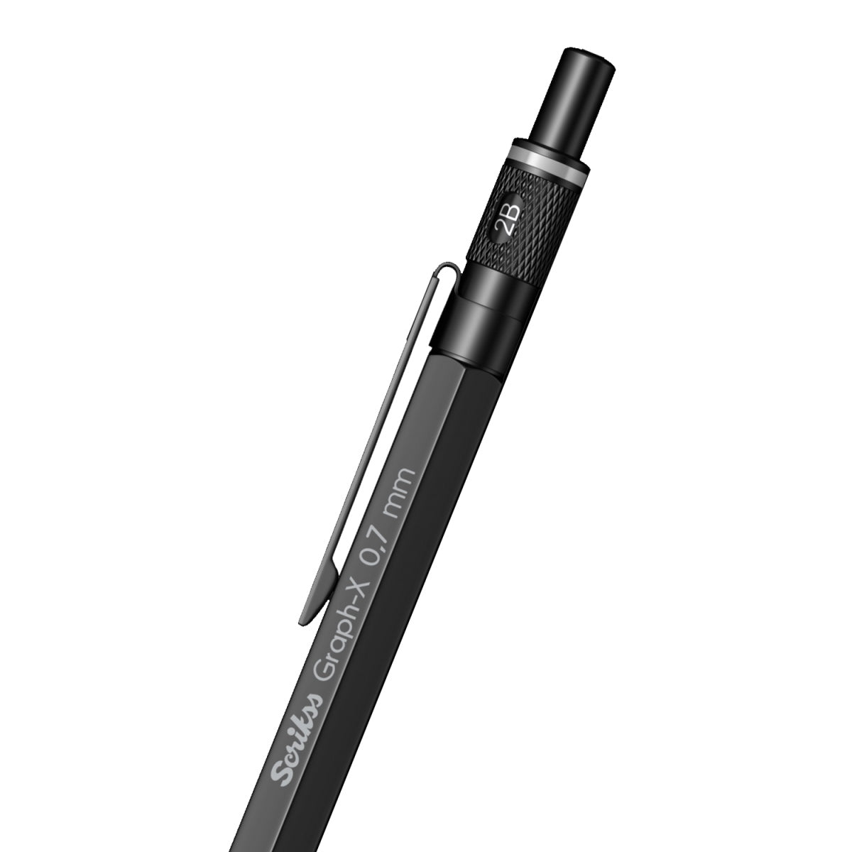 Scrikss | Graph-X | Mechanical Pencil | Matte Black-0.7mm