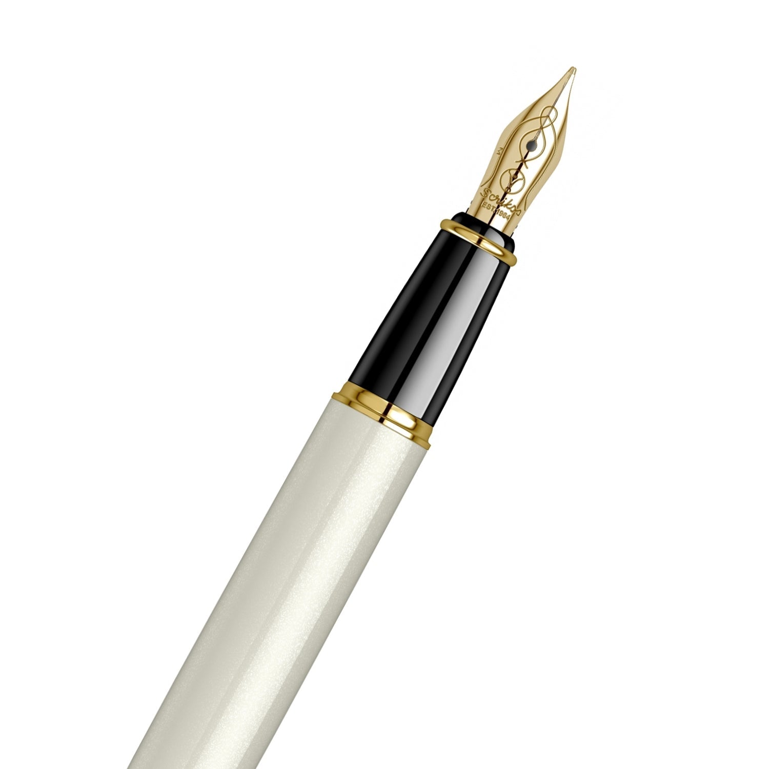 Scrikss | Noble 35 | Fountain Pen | Ivory-GT Medium
