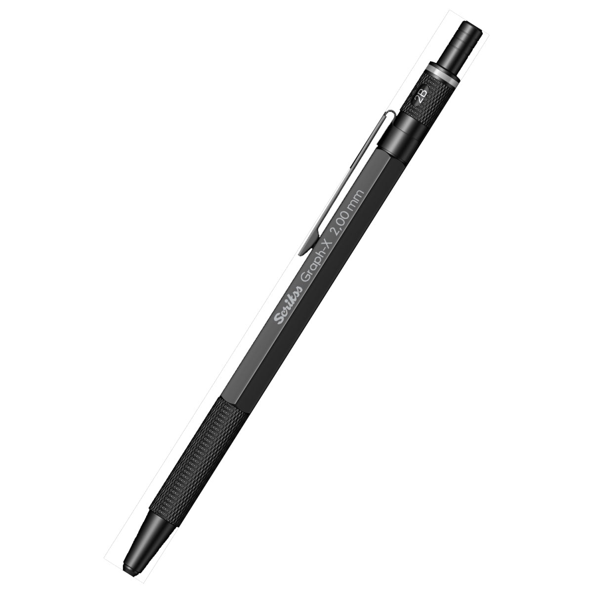 Scrikss | Graph-X | Mechanical Pencil | Matte Black-2mm