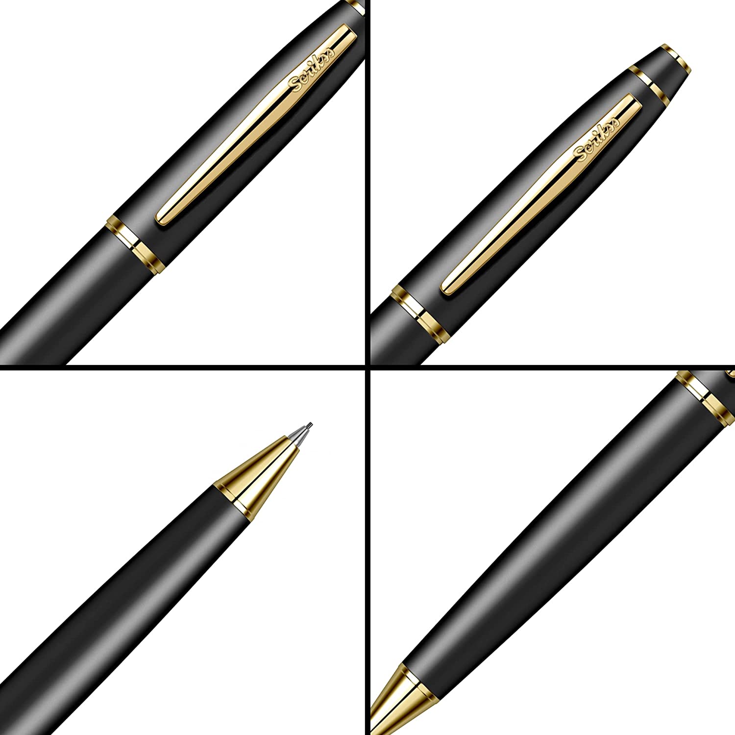 Scrikss | Noble 35 | Mechanical Pencil | Matt Black GT-0.7mm