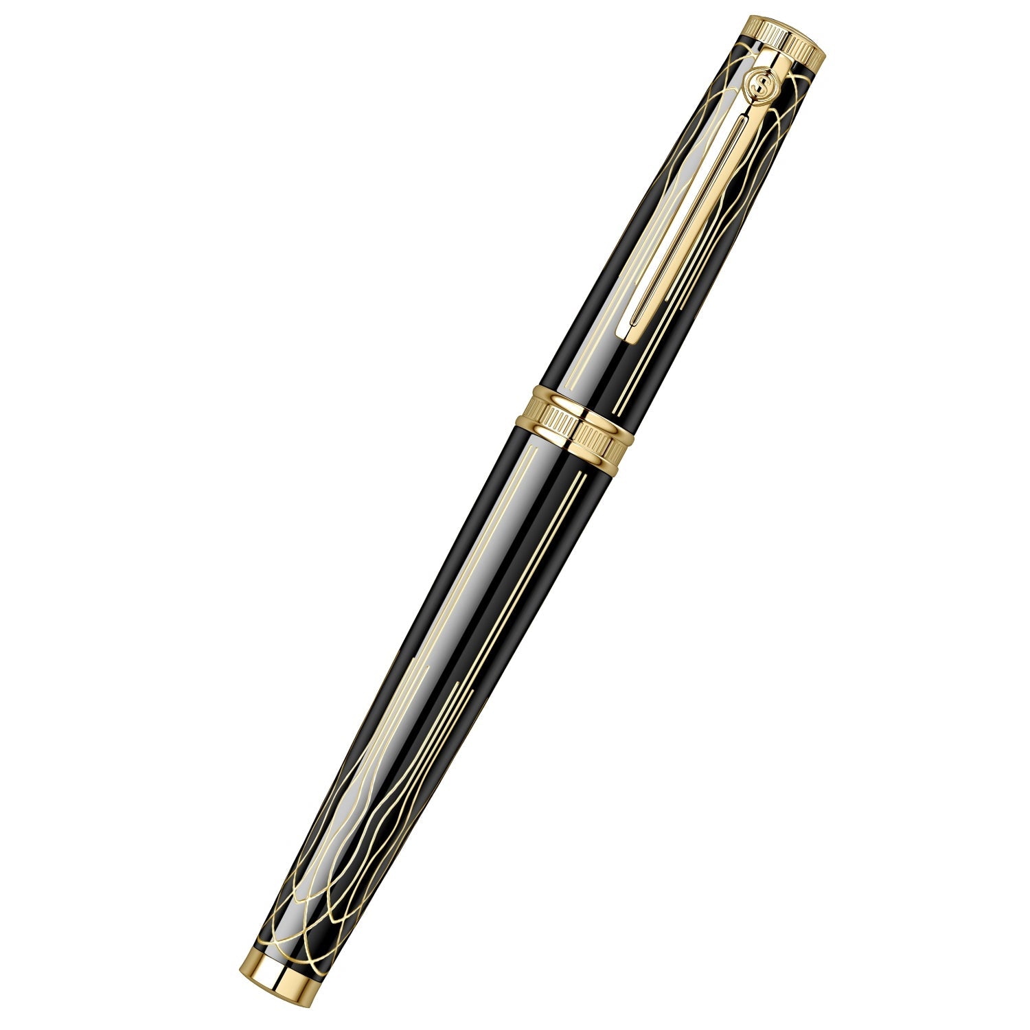Scrikss | Heritage | Fountain Pen | Glossy Black GT-Medium