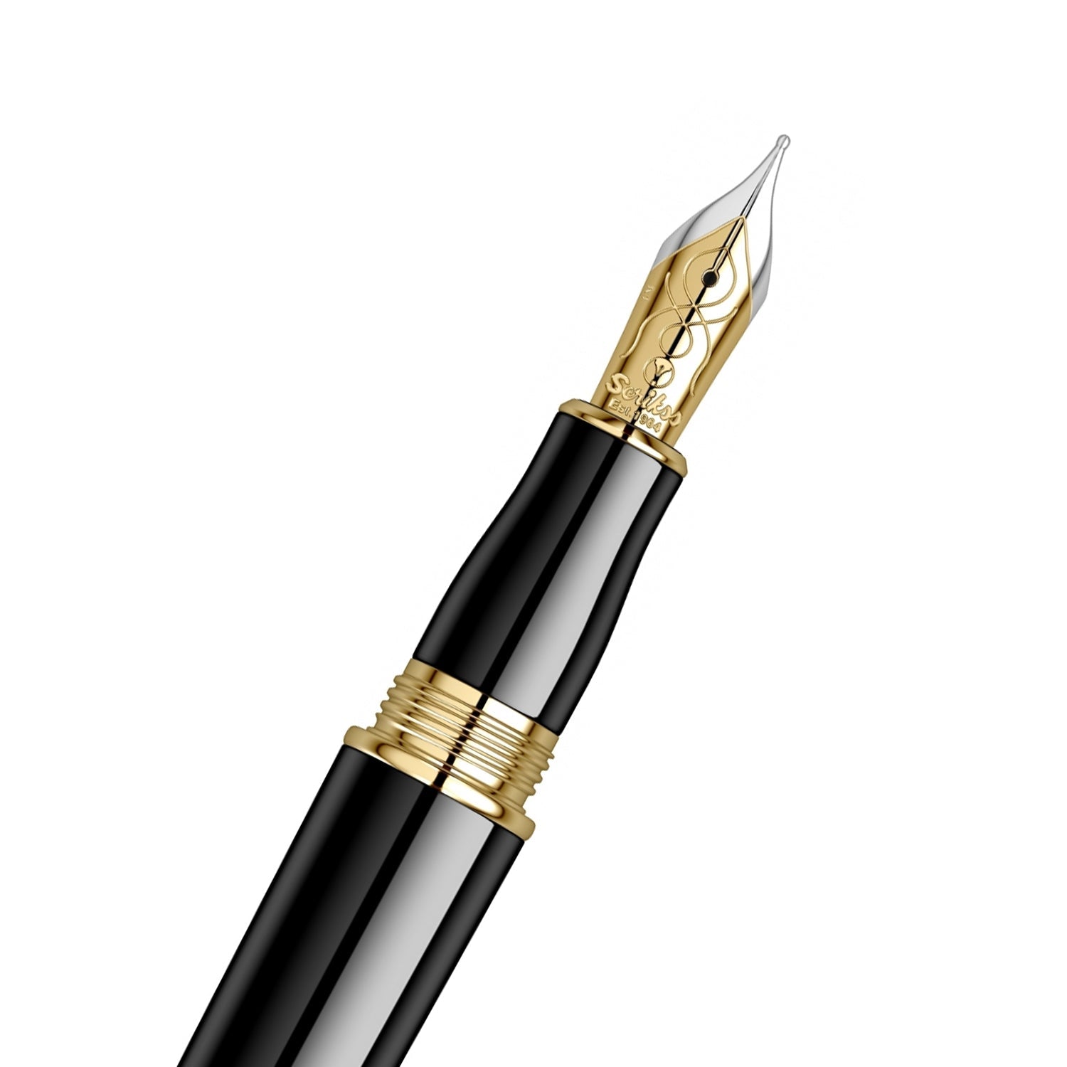 Scrikss | Heritage | Fountain Pen | Black GT-Broad