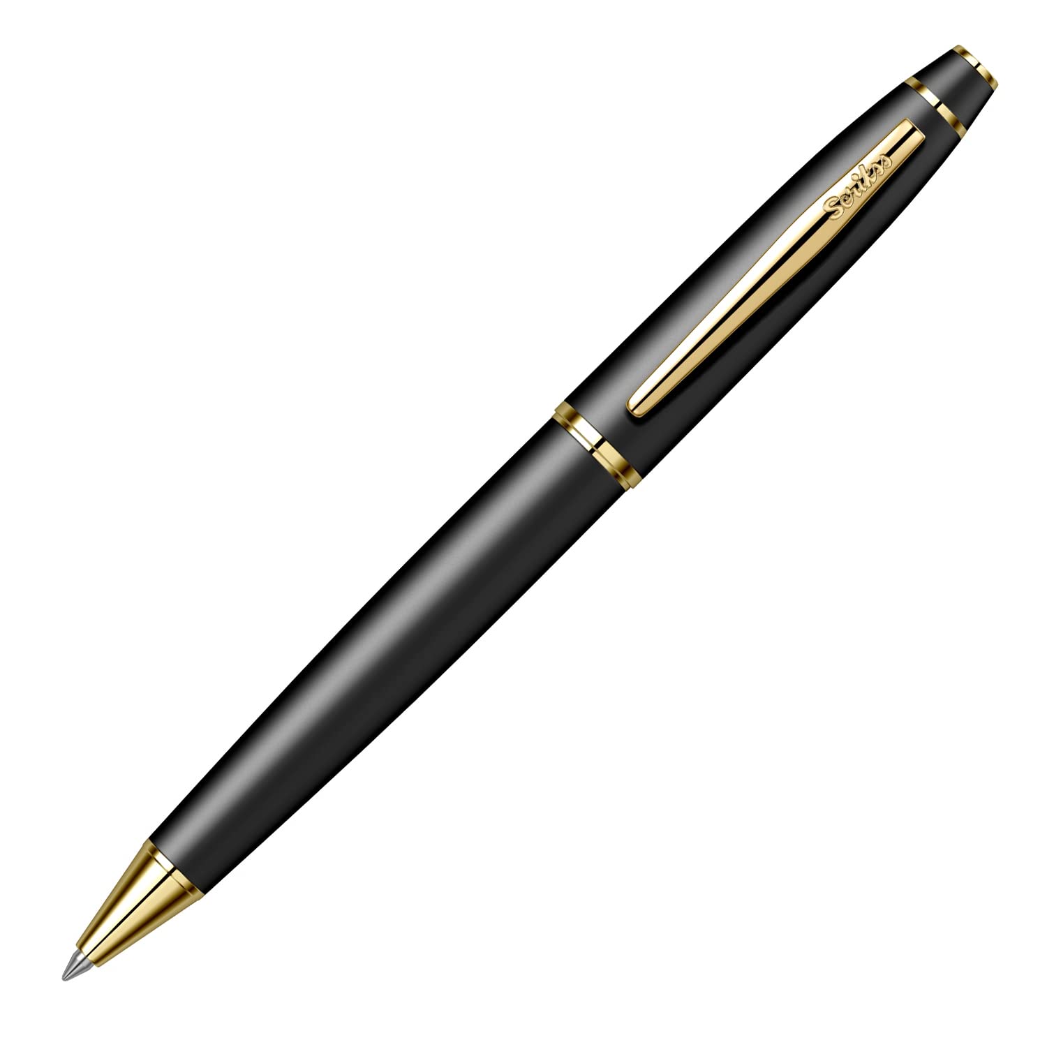 Scrikss | Noble 35 | Ballpoint Pen | Matte Black GT