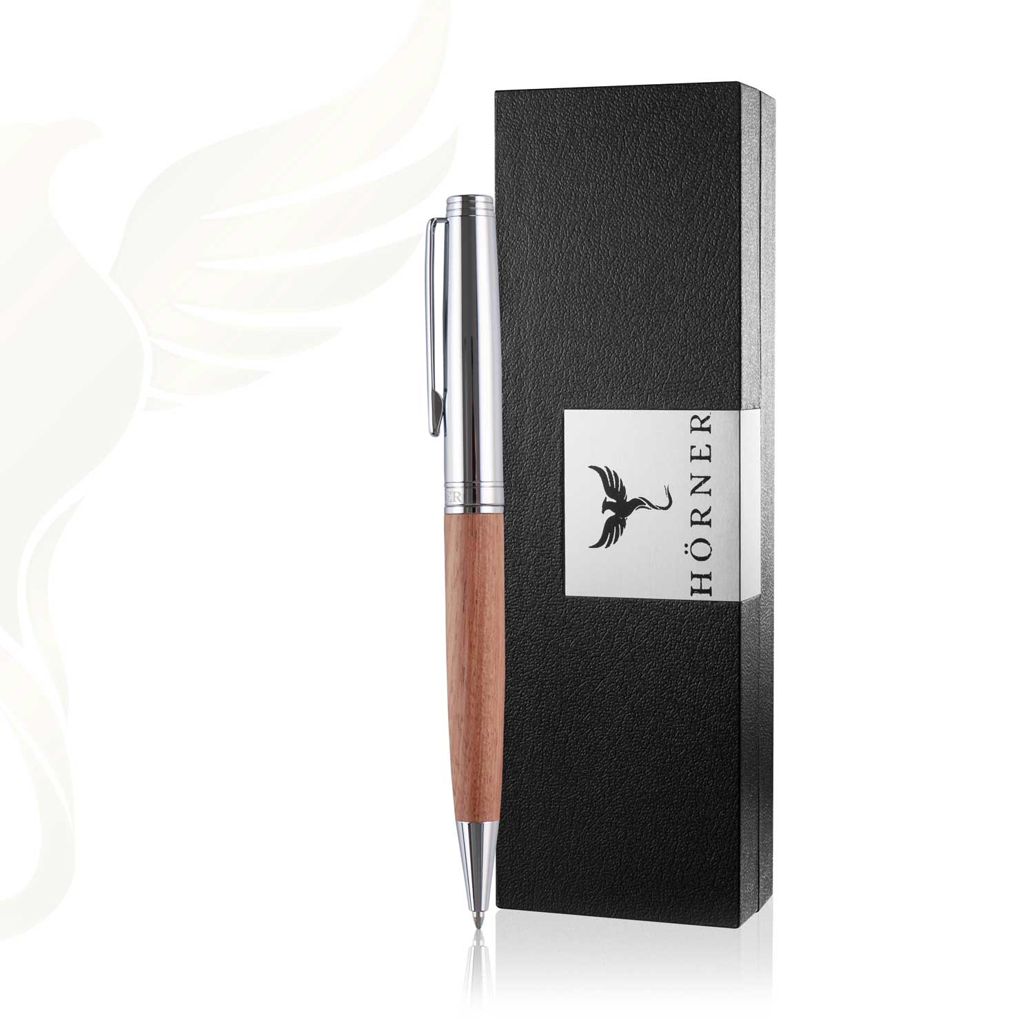 Horner | Legno | Ball Pen | - Rosewood Chrome