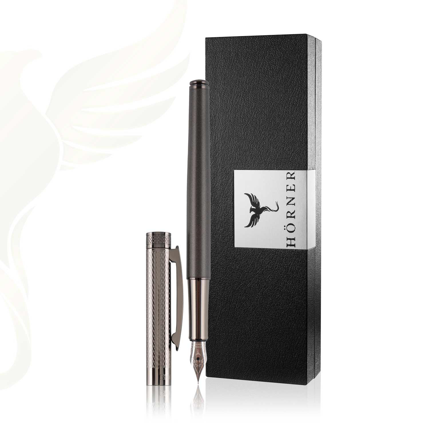 Horner | Levio | Fountain Pen | - Gunmetal Grey