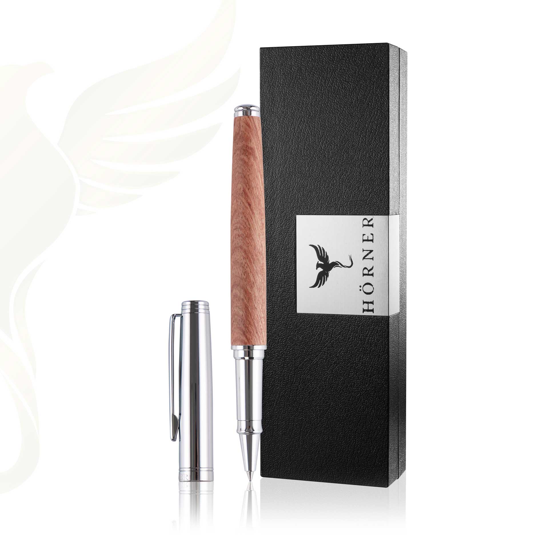 Horner | Legno | Rollerball Pen | - Rosewood Chrome