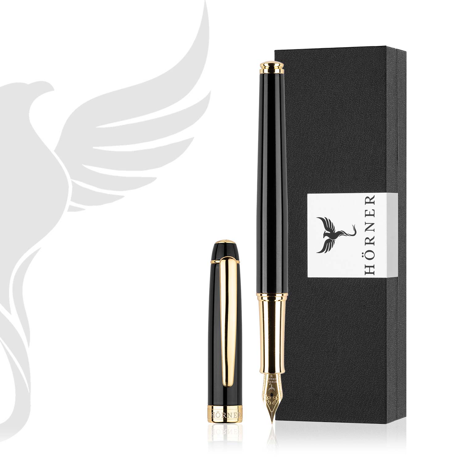 Horner | Nobilis | Fountain Pen | - Black-GT