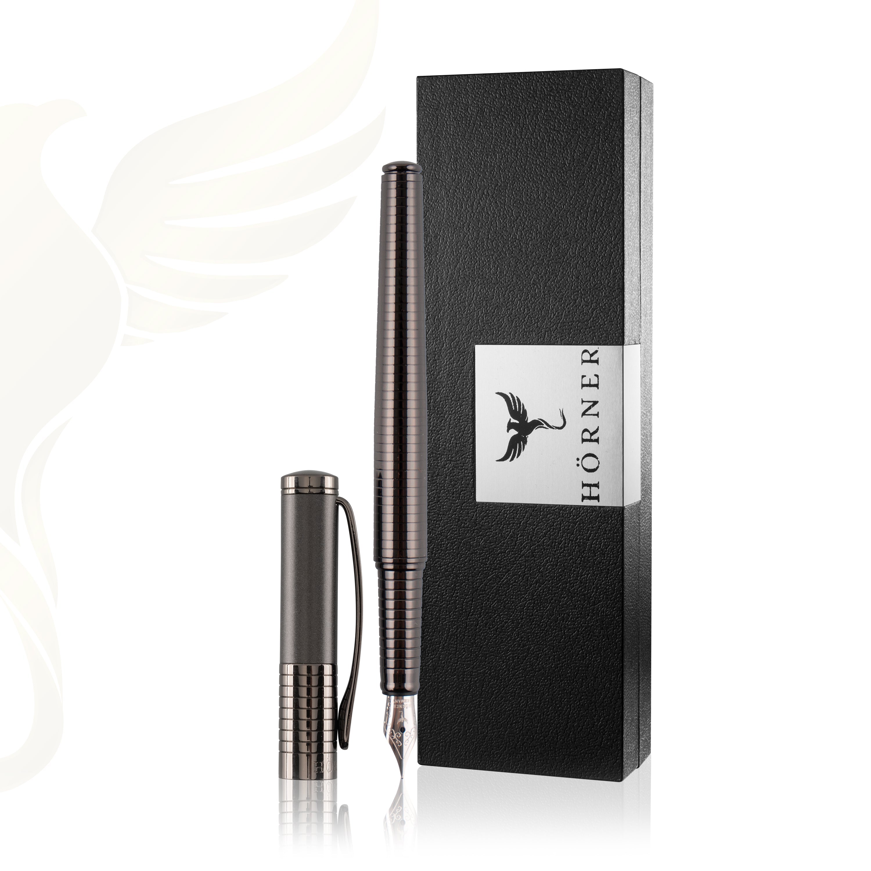 Horner | Fortress | Fountain Pen | - Gunmetal