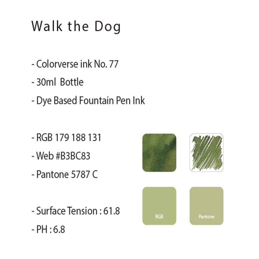 Colorverse Ink | Joy In The Ordinary Earth Edition | - Walk The Dog (30ml)