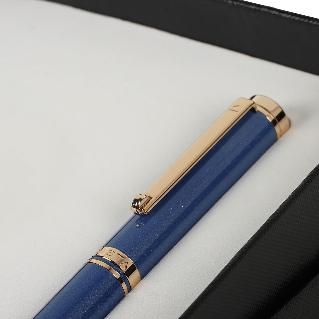Arista | Ballpoint Pen | - Sapphire Blue GT (With A5 Note Book)