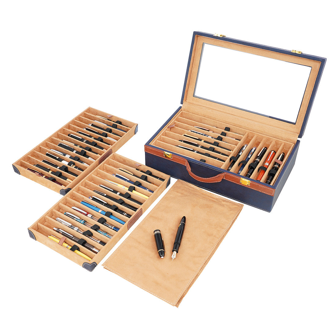 Arista | Pen Leatherette | Pen Case For 38 Pens