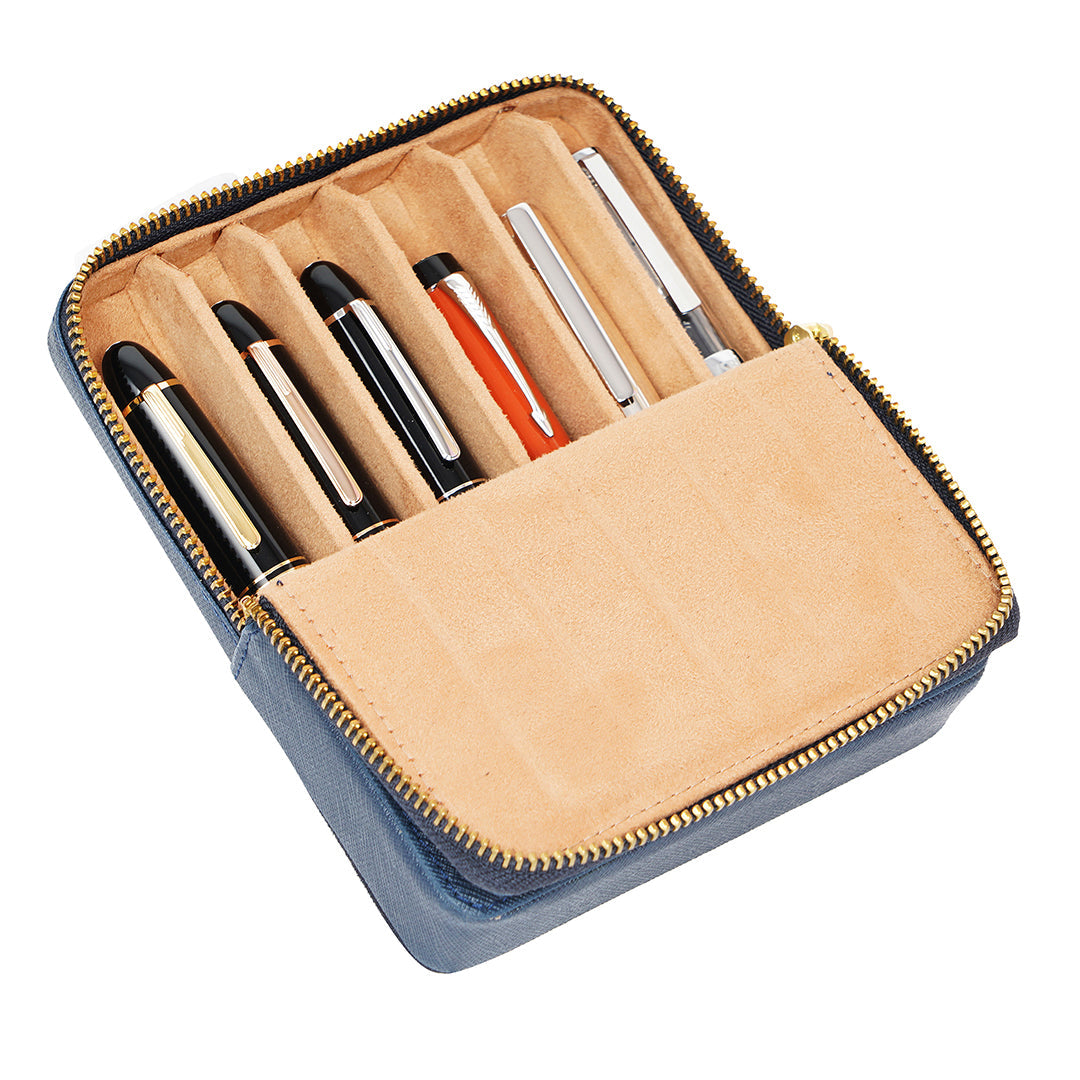 Arista | Pen Leatherette | Pen Case For 6 Pens