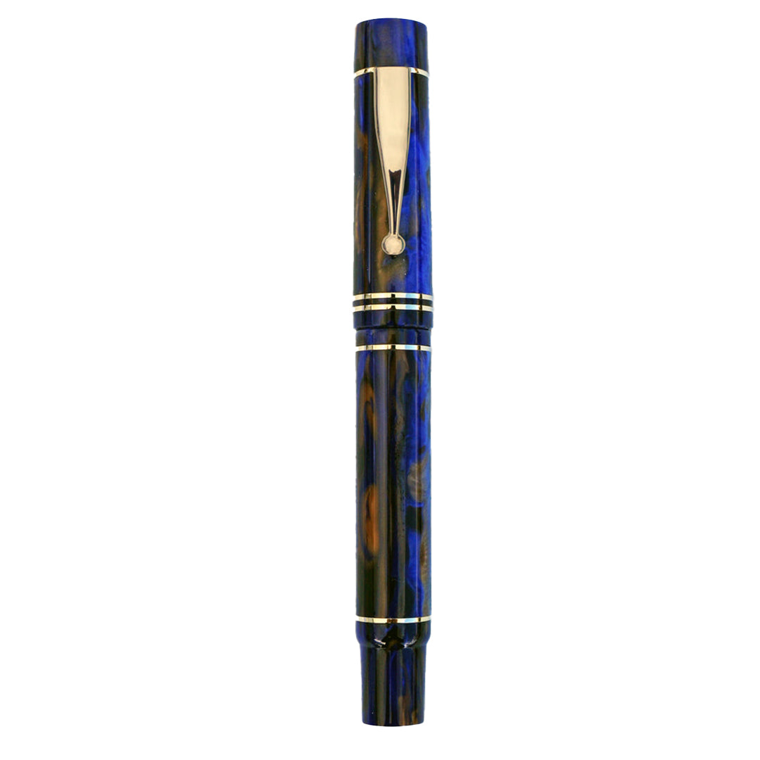 Gioia | Alleria | Fountain Pen | - Crepuscola Blue-Brown GT