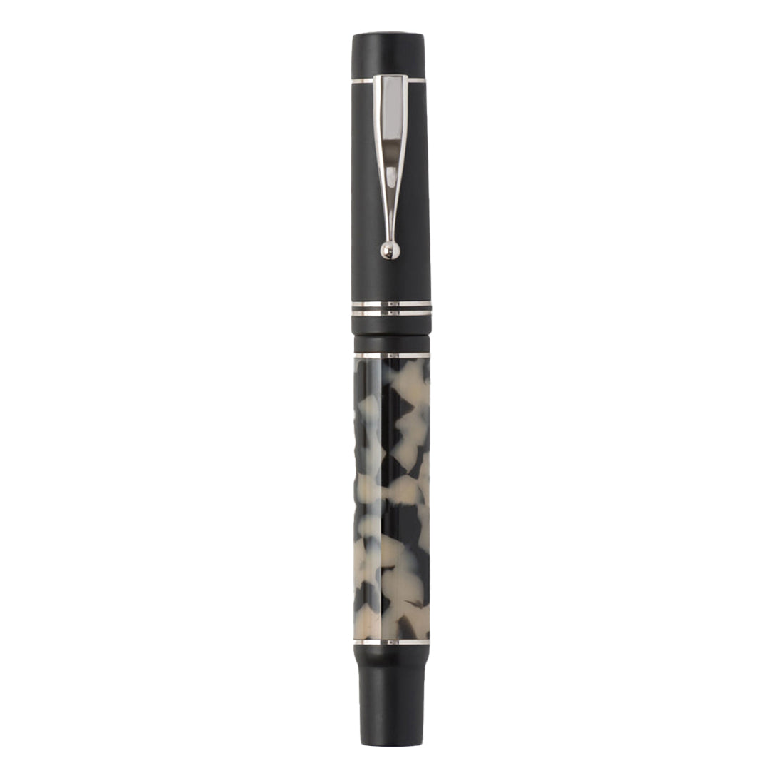 Gioia | Alleria | Fountain Pen | - Tramonto Shinny Black (Rhodium Trims)