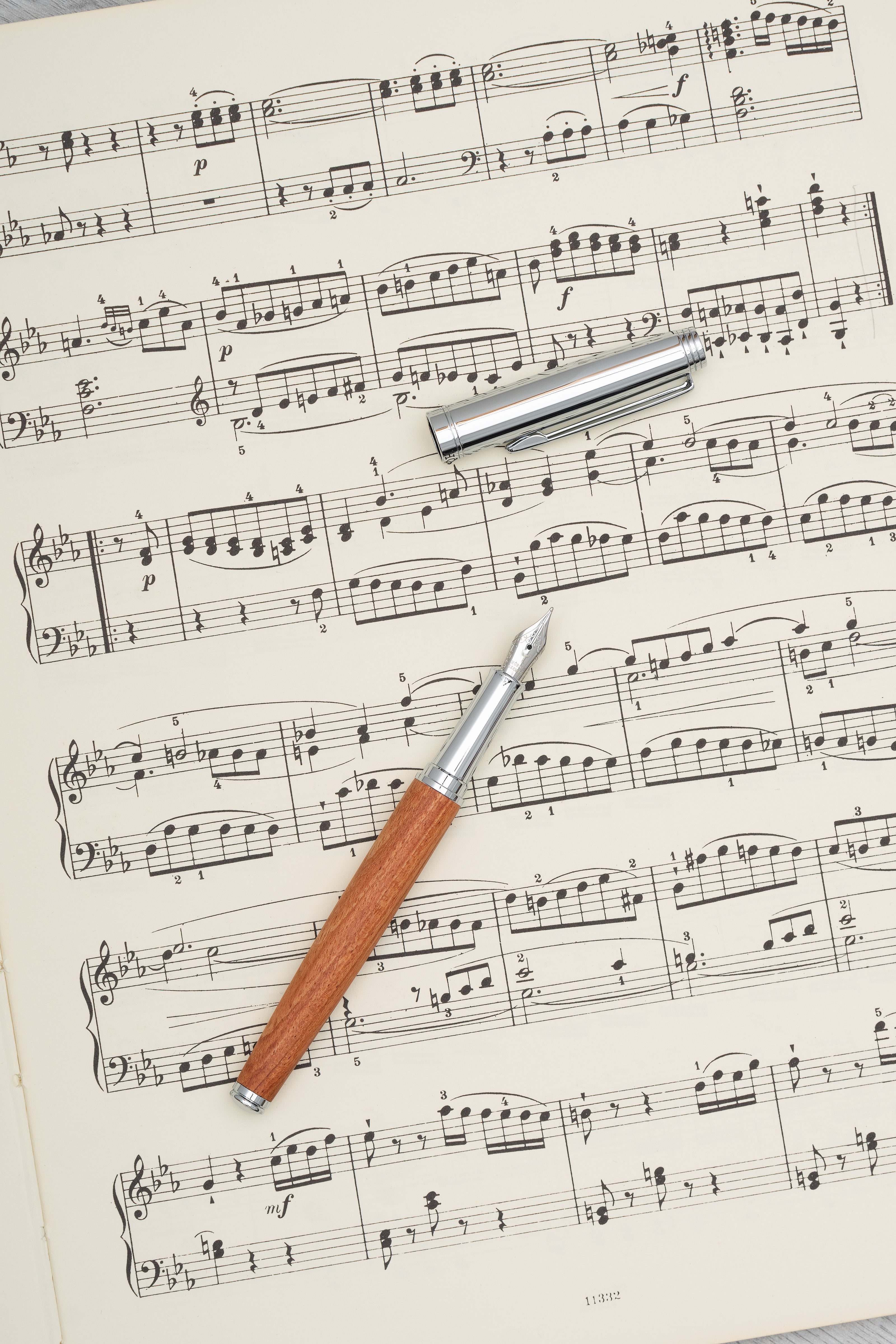 Horner | Legno | Fountain Pen | - Rosewood Chrome