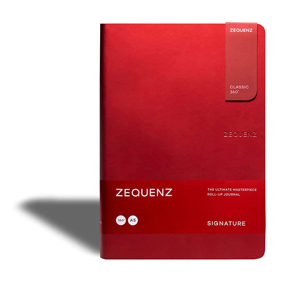 Zequenz | Signature Classic | A5 Red | Ruled
