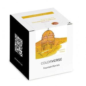Colorverse | Project Series | Fountain Pen Ink | Ornament Yellow | 65ml - penpencilink