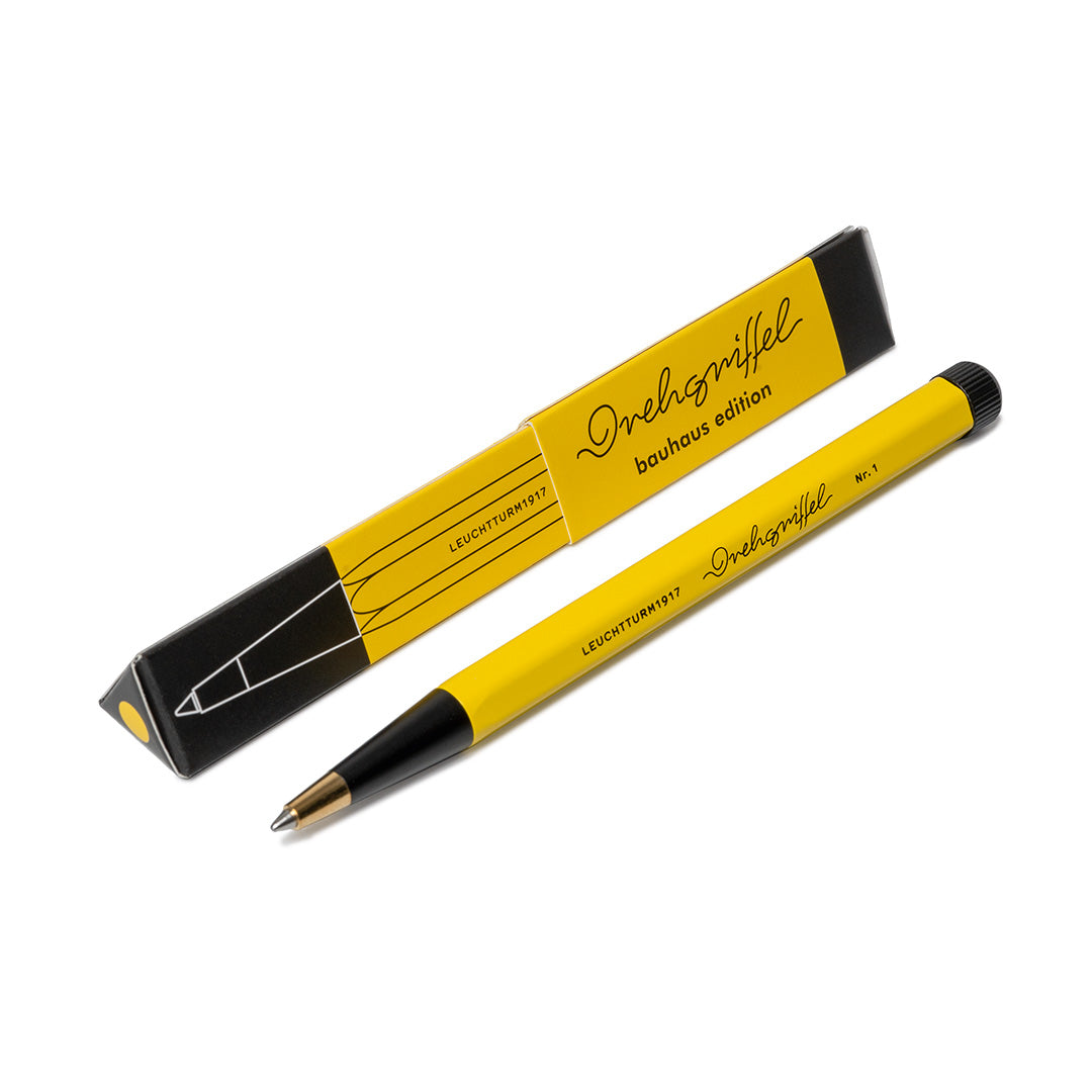 LEUCHTTURM1917 | Drehgriffel No. 1 Bauhaus Edition | Ball Pen | - Lemon/Black