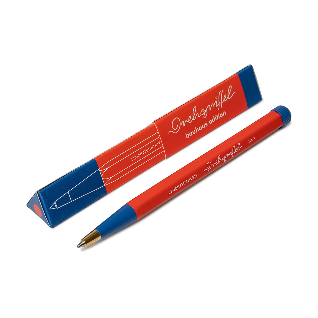 LEUCHTTURM1917 | Drehgriffel No. 1 Bauhaus Edition | Ball Pen | - Red/Royal Blue