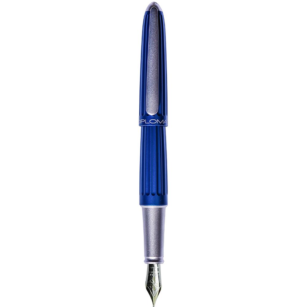 Diplomat | Aero | Fountain Pen | 14K Gold Nib | - Blue