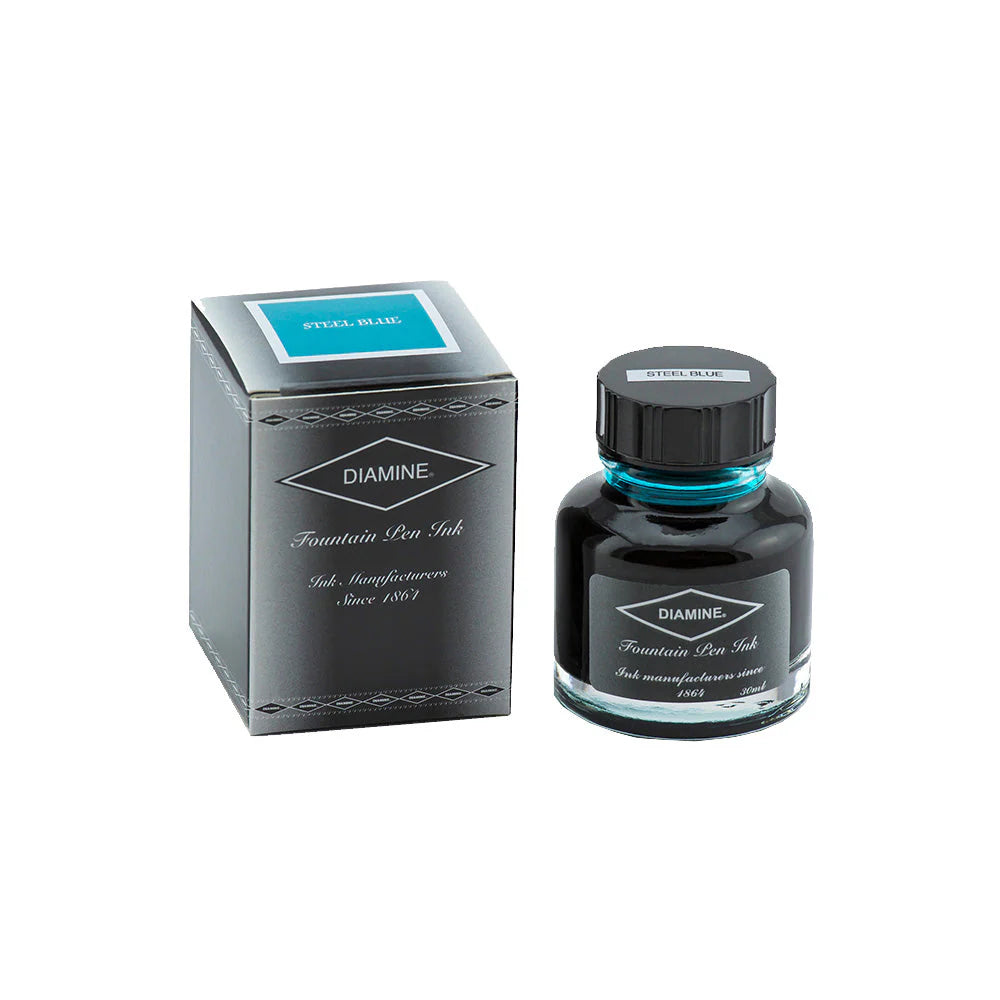 Diamine | Ink Bottle | - Steel Blue (30ml)