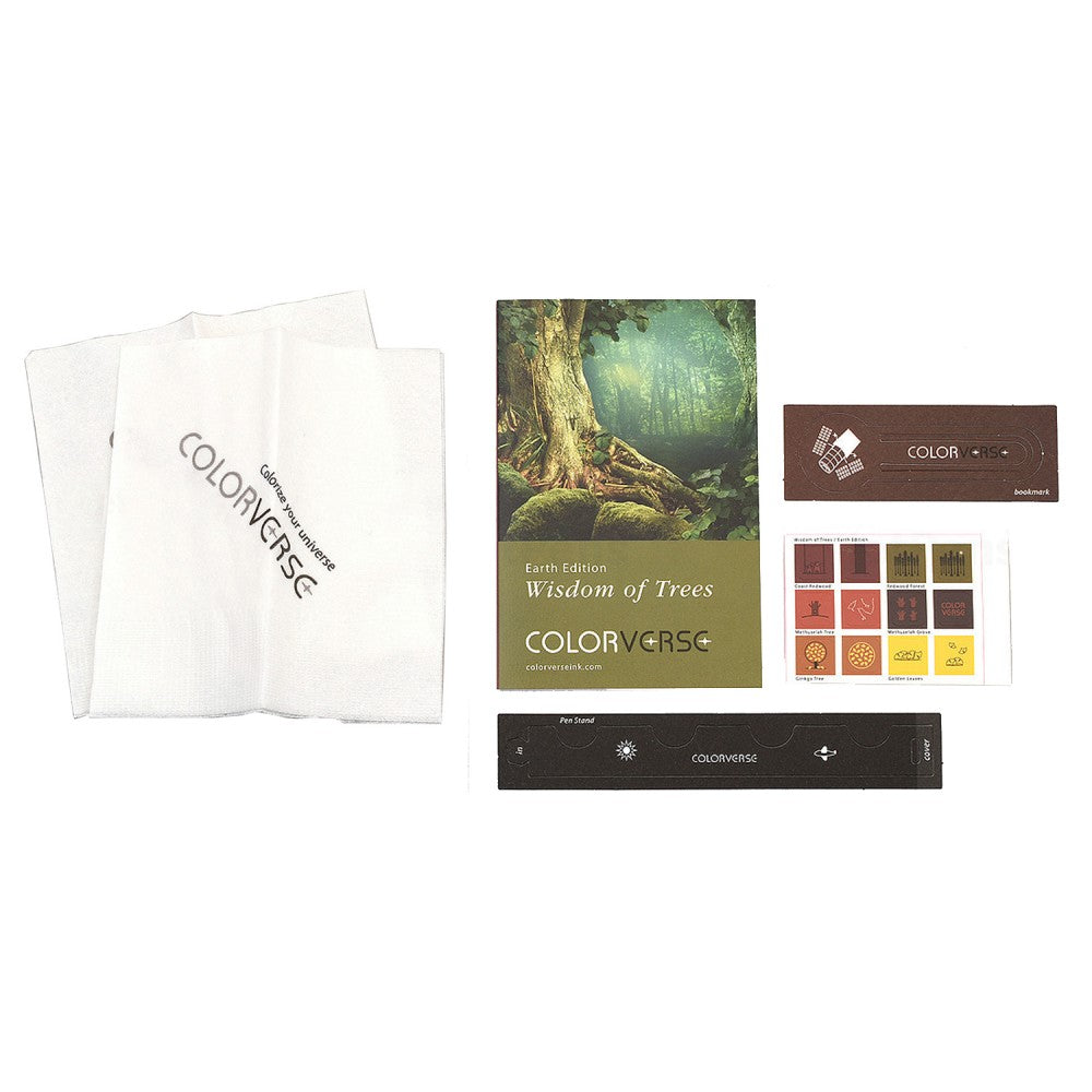 Colorverse | Earth Edition | Coast Redwood (Brown) - Redwood Forest (Dark Green) | Fountain Pen Ink | 65ml and 15ml | 2 Bottle Set - penpencilink