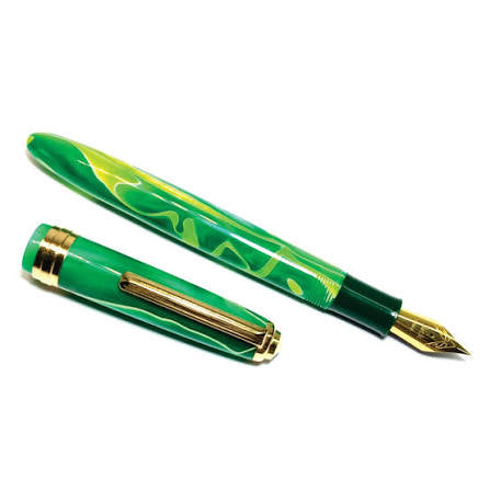 Click | Falcon Premium Acrylic | Fountain Pen | - Green