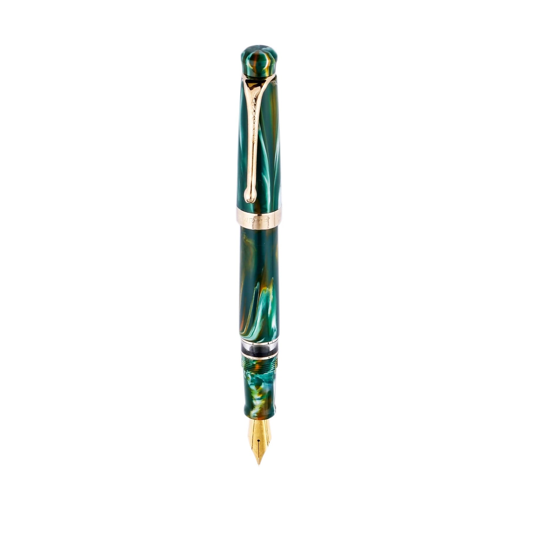 KANWRITE | HERITAGE | FOUNTAIN PEN | GREEN MARBLE GT