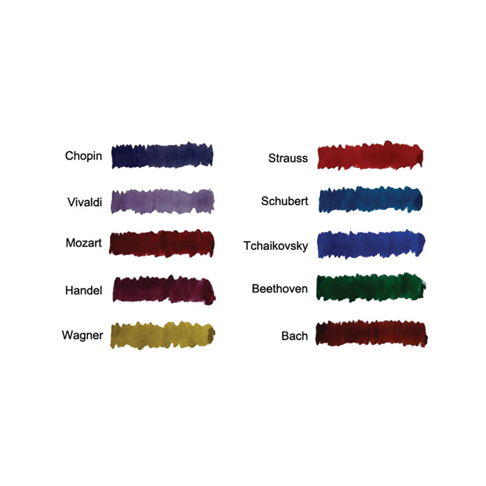 DIAMINE |MUSIC GIFT SET |10X30ML |FOUNTAIN PEN INKS
