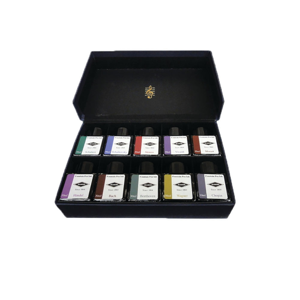 DIAMINE |MUSIC GIFT SET |10X30ML |FOUNTAIN PEN INKS