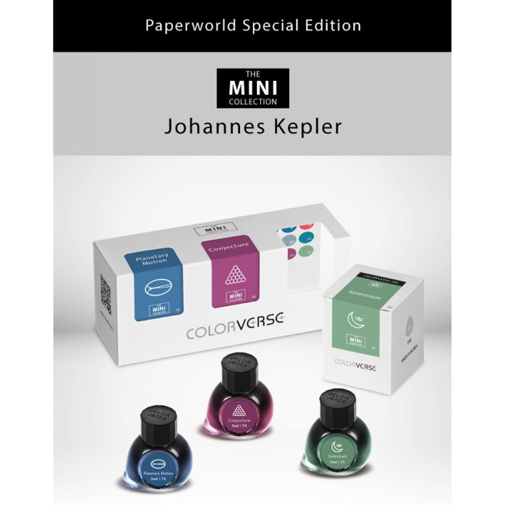 Colorverse Mini Collection | Johannes Kepler | Blue, Purple & Green | Special Edition Ink | 5ml - penpencilink