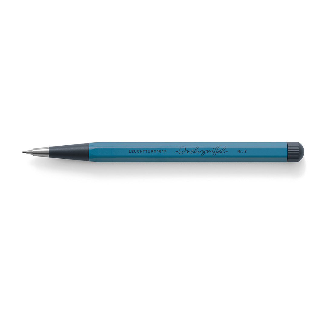 LEUCHTTURM1917 | Drehgriffel No. 2 | Mechanical Clutch Pencil | - Stone Blue (0.7mm)