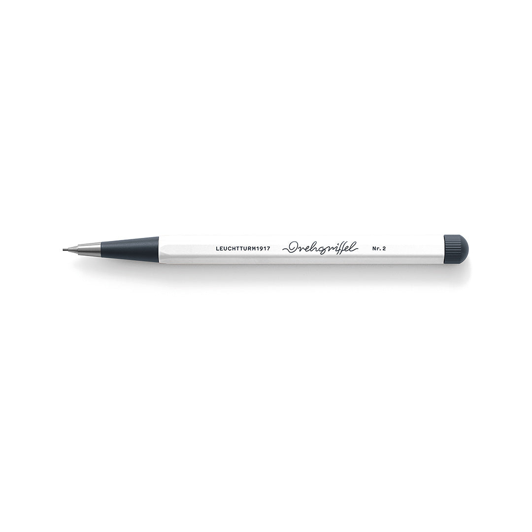 LEUCHTTURM1917 | Drehgriffel No. 2 | Mechanical Clutch Pencil | - White (0.7mm)